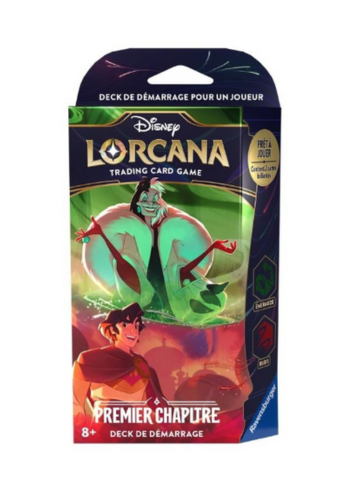 Disney - Lorcana - Deck de démarrage - Chapitre 1 Reprint - Cruella / Aladdin - FR