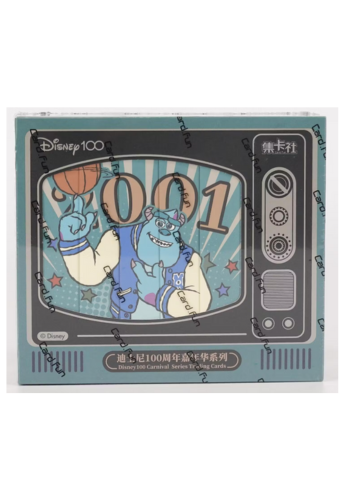 Disney - Card Fun - Boîte de 10 Boosters - Disney 100 : Carnival - Monstres et cie - CN