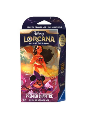 Disney - Lorcana - Deck de démarrage - Chapitre 1 Reprint - Vaiana / Mickey - FR